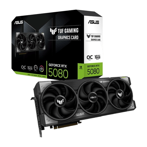 ASUS GeForce RTX 5080 TUF OC 16GB GDDR7 Graphics Card